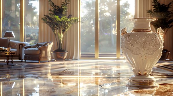 Décorez votre intérieur avec un grand vase à poser au sol